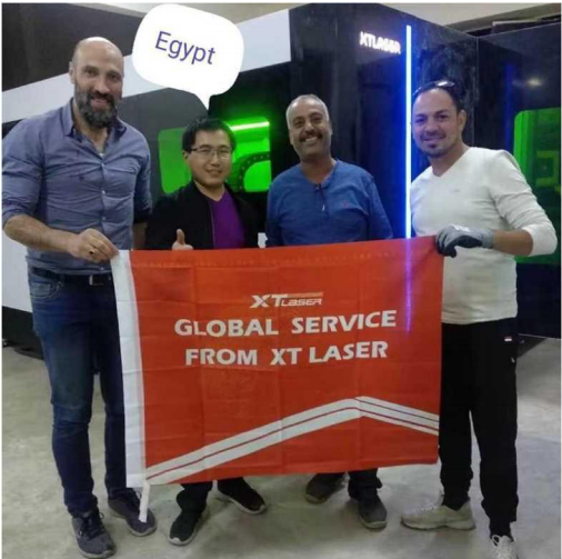 Il servizio senza preoccupazioni inizia da un nuovo giorno XTlaser After sales Global Service Line Pakistan Station